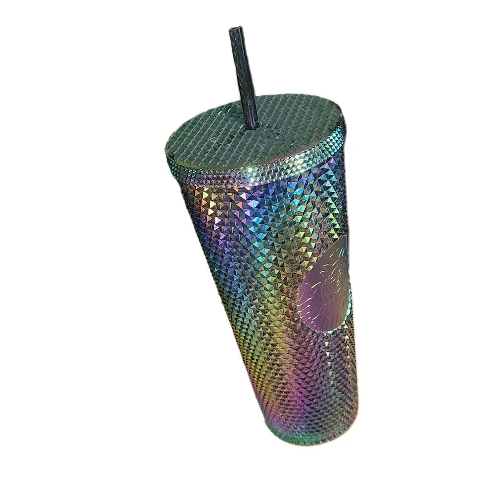 Starbucks Multicolor Iridescent Studded Tumbler 24 oz NWT